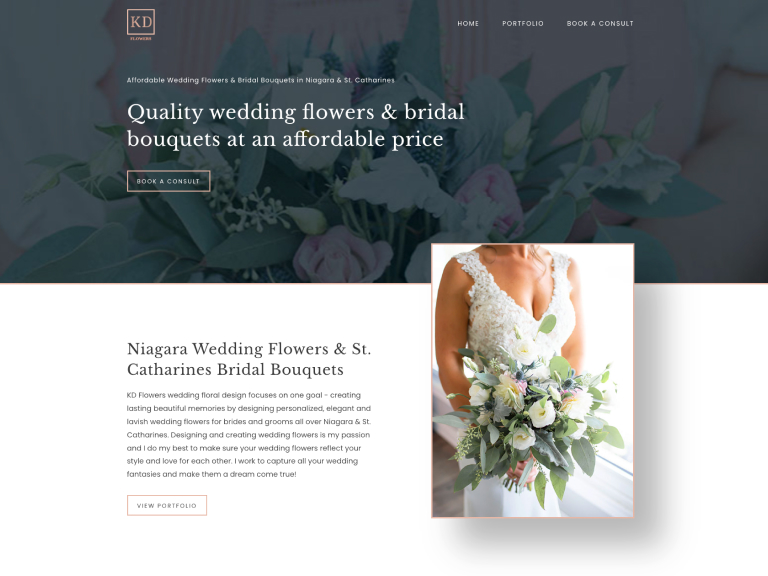 kd flowers seo project